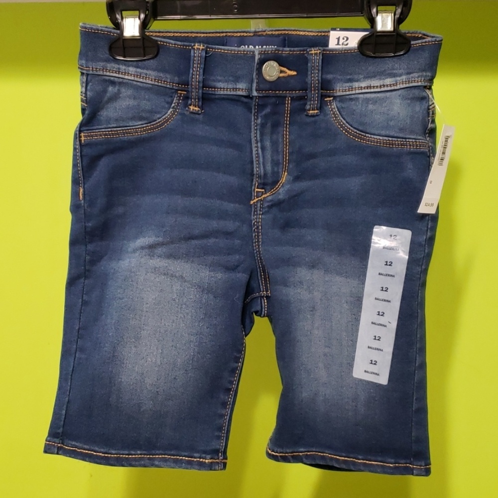 💥4/$40💥Old Navy NWT Girl's stretch denim shorts